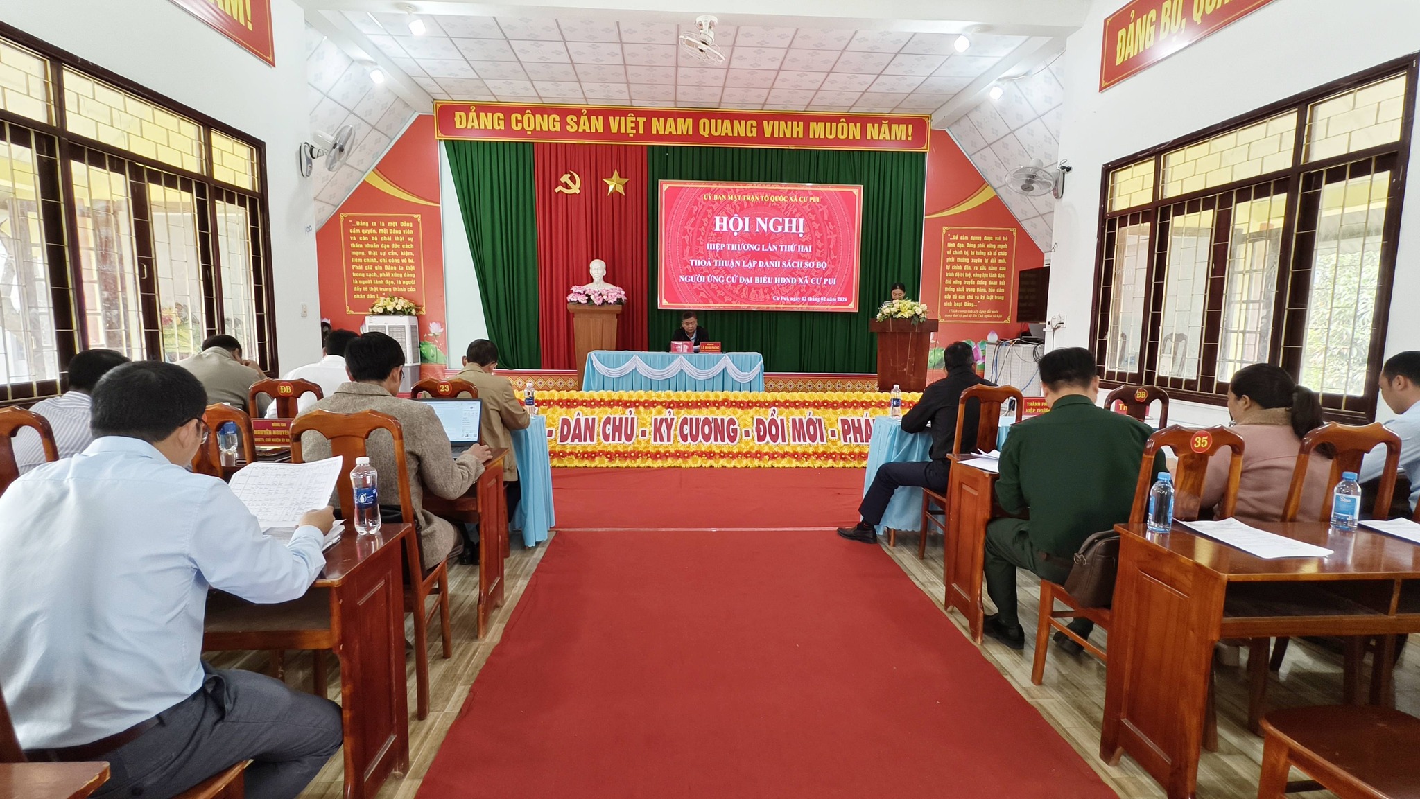 Xã Cư Pui tổ chức Hội nghị Hiệp thương lần 2