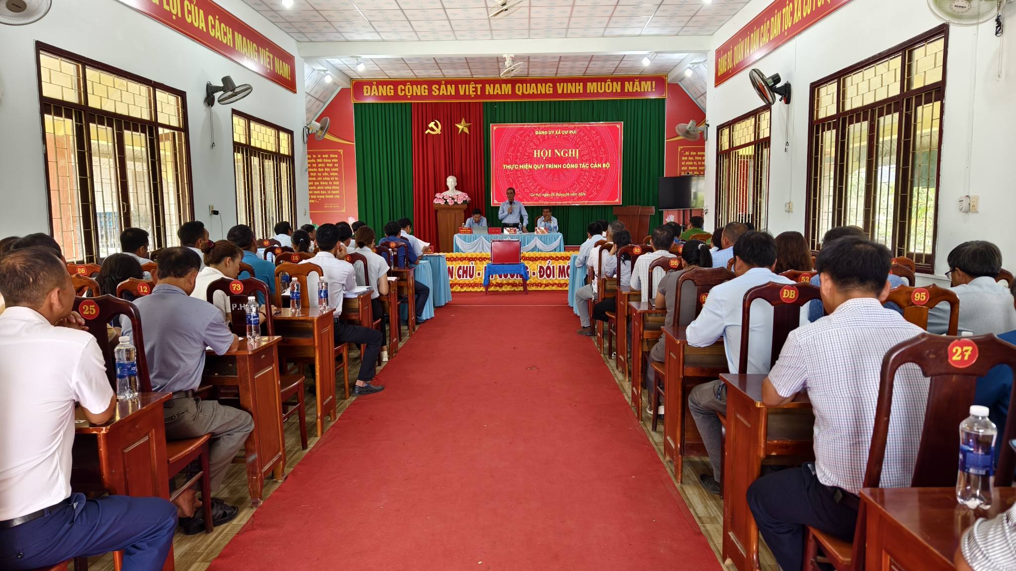 Hội nghị thực hiện quy trình công tác cán bộ
